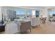Bright and airy living room featuring floor-to-ceiling windows with amazing views and modern, comfortable furniture at 2700 Las Vegas Blvd # 1202, Las Vegas, NV 89109