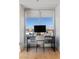 Home office setup with large window offering natural light at 2700 Las Vegas Blvd # 1202, Las Vegas, NV 89109