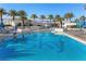 Stunning pool with 'SKY' lettering, perfect for relaxing and enjoying the beautiful surroundings at 2700 Las Vegas Blvd # 1202, Las Vegas, NV 89109