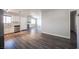 Open concept layout showcasing kitchen with stainless appliances and a view to the living room at 2725 S Nellis Blvd # 2045, Las Vegas, NV 89121