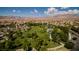 Scenic aerial shot of the community park, showcasing green spaces and well-maintained landscaping at 320 Lorelei Rock St, Las Vegas, NV 89138