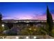 Backyard with views of the Las Vegas city skyline at 320 Lorelei Rock St, Las Vegas, NV 89138