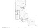 Detailed floor plan of the main level highlighting the layout of the kitchen, living spaces, and garage at 320 Lorelei Rock St, Las Vegas, NV 89138