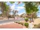 Wide street view with mature trees and well-maintained landscaping at 3221 Yolanda Ln, Las Vegas, NV 89121