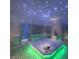 Unique spa features marble benches and an elevated platform with illuminated lighting at 3750 Las Vegas Blvd # 2711, Las Vegas, NV 89158