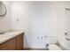 Bathroom featuring tile flooring, bathtub, and vanity with sink at 516 Tabony Ave, Henderson, NV 89011