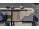 An aerial shot highlights the property's layout, backyard, and neighborhood surroundings at 6833 Wispy Sky Ct, Las Vegas, NV 89142