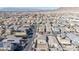 This aerial view showcases a well-maintained neighborhood with diverse home styles at 6833 Wispy Sky Ct, Las Vegas, NV 89142