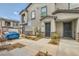 Inviting front entrance with well-manicured landscaping and dual front doors at 7308 N Decatur Blvd # 1, Las Vegas, NV 89131