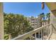 Balcony featuring a neighborhood view, with mature palm trees visible at 745 N Royal Crest Cir # 158, Las Vegas, NV 89169