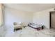 Bedroom with marble flooring at 745 N Royal Crest Cir # 158, Las Vegas, NV 89169