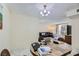 Spacious dining area with views of the living room and natural light at 745 N Royal Crest Cir # 158, Las Vegas, NV 89169