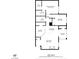 A detailed floor plan showcasing the layout of this home, including the living areas and bedrooms at 8600 W Charleston Blvd # 2098, Las Vegas, NV 89117