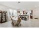 Bright dining area with a table near the kitchen and front entrance at 984 Brilliant Meadow Ave, North Las Vegas, NV 89086