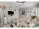 Serene bedroom with a plush bed and scenic view at 10001 Regency Square Ave, Las Vegas, NV 89148