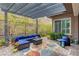 Stylish outdoor patio with comfortable lounge seating and greenery at 10001 Regency Square Ave, Las Vegas, NV 89148