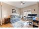 Office space with a sofa and a desk by the window at 10508 Snyder Ave, Las Vegas, NV 89134