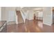Open-concept living space with an entry and hardwood floors, offering plenty of room at 10548 Nantucket Ridge Ave, Las Vegas, NV 89166