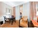 Cozy dining area with a round table and natural light at 135 E Harmon Ave # 1919, Las Vegas, NV 89109