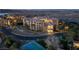Community aerial view showcasing terracotta roofs, spacious grounds, and various amenities at 15 Via Mantova # 303, Henderson, NV 89011