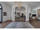 Bright living room with neutral color palette and hardwood flooring at 1901 Rosemere Ct, Las Vegas, NV 89117