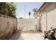 Backyard featuring a block wall and gate at 2004 Canterbury Dr, Las Vegas, NV 89119