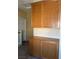 Hallway storage cabinets for storing linens and other household items at 2461 Brooklyn Bridge St, Las Vegas, NV 89135