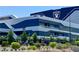 Modern Las Vegas Raiders headquarters with sleek design, lush landscaping, and gated entrance at 2629 Monte Cevedale St, Henderson, NV 89044