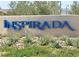Inspiring Insparada community sign with lush landscaping in a highly desired location at 2629 Monte Cevedale St, Henderson, NV 89044