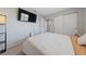 Relaxing bedroom with a king-size bed, neutral tones, and ample closet space at 2637 Rialto Rd, Las Vegas, NV 89108