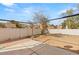 Spacious backyard featuring a covered patio area and plenty of room for outdoor activities at 2802 Secret Canyon Rd, Las Vegas, NV 89044