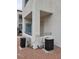 Exterior building with two AC units outside on the ground by the balcony wall at 3318 N Decatur Blvd # 1059, Las Vegas, NV 89130