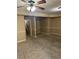 Carpeted bonus room with ceiling fan with lighting and stair access at 3917 White Castle St, Las Vegas, NV 89129