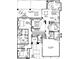 Detailed floor plan showcasing the layout of the home, including bedrooms, living spaces, and outdoor areas at 4705 Bersaglio St, Las Vegas, NV 89135