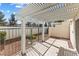 Back patio with a pergola at 5945 Sunlight Garden Way, Las Vegas, NV 89118