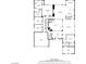 Detailed floor plan showcasing the home's layout, including the kitchen, living room, bedrooms, and bathrooms at 7307 Iron Oak Ave, Las Vegas, NV 89113