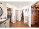 Well-appointed main bathroom with dual vanities and walk-in closets at 8880 W La Mancha Ave, Las Vegas, NV 89149