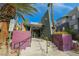 Community clubhouse featuring modern design and well-maintained landscaping at 9050 W Tropicana Ave # 1178, Las Vegas, NV 89147