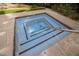 Close-up of the community hot tub featuring tiled walls and an access handrail at 9050 W Tropicana Ave # 1178, Las Vegas, NV 89147