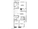 Second floor plan featuring Primary bedroom, additional bedrooms, and a laundry room for convenience at 9445 Sweetwood Ave, Las Vegas, NV 89149