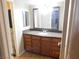 Bathroom featuring a granite countertop and framed mirror at , Las Vegas, NV 89119