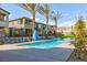 Enjoy community pool with lounge chairs and mountain views, perfect for relaxation and social gatherings at 11439 Peak Landing Ave, Las Vegas, NV 89138