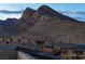 View of the mountains from the roof of a new home at 11439 Peak Landing Ave, Las Vegas, NV 89138