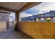 Private patio offers a tranquil outdoor living space and peaceful neighborhood views at 11439 Peak Landing Ave, Las Vegas, NV 89138