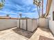 Practical backyard storage shed situated in a paved area at 1276 Spanish Armada Rd, Las Vegas, NV 89123