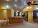 Open-concept kitchen flows into living area; perfect for modern living and entertaining guests at 1900 E Highland Ave, Pahrump, NV 89048