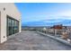 Spacious balcony with stone floors and scenic views of the city skyline at 2700 Las Vegas Blvd # 4306, Las Vegas, NV 89109