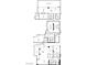 Multi-floor plan showing the layout of each floor, including balconies at 2700 Las Vegas Blvd # 4306, Las Vegas, NV 89109
