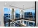 Elegant living room with floor-to-ceiling windows, chandelier, and stunning city views at 2700 Las Vegas Blvd # 4306, Las Vegas, NV 89109