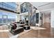 Bright, open floor plan featuring expansive windows with city views and modern decor at 2700 Las Vegas Blvd # 4306, Las Vegas, NV 89109